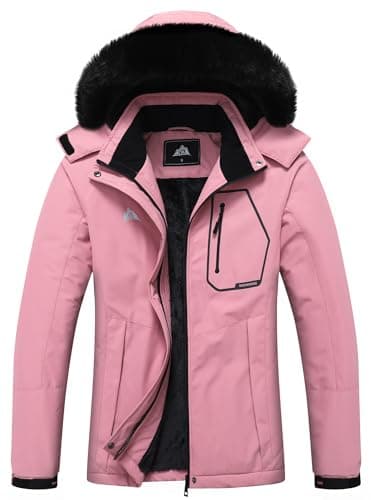 MOERDENG Women's Insulated Winter Ski Jacket Warm Snowboarding Coat