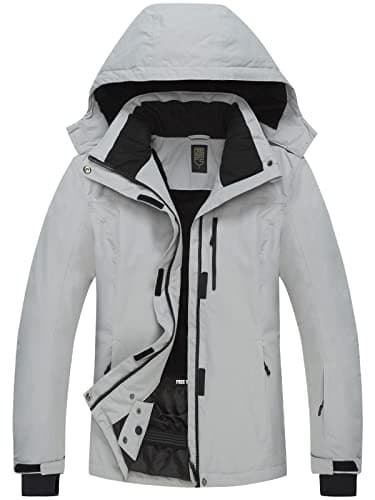 Women's Waterproof Ski Jacket with Fleece Lining