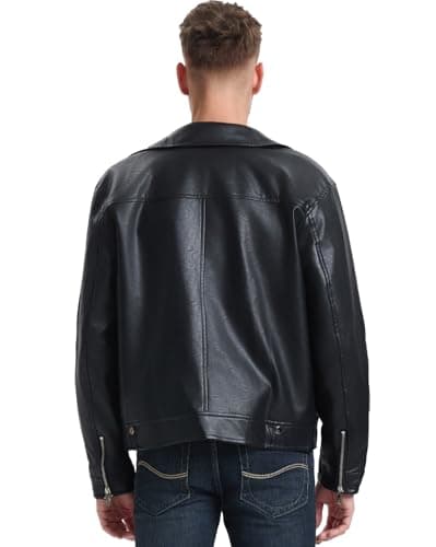 Men's Leather Bomber Jacket