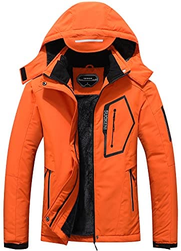 SUOKENI Women's Waterproof Warm Winter Ski Jacket with Hood