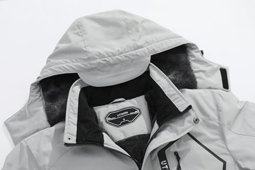 UTWGN Men's Winter Waterproof Ski Jacket Warm Snowboarding Coat
