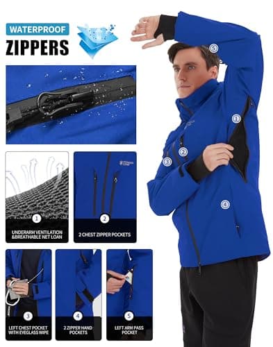 Pioneer Camp Men's Waterproof Insulated Snowboard Jacket Cold Weather WinterSnow Coat