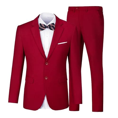 Slim Fit Men's Suits for Weddings, Prom, and Business Casual