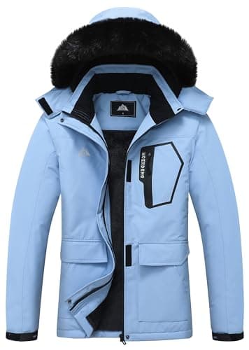 Women's Waterproof Ski Jacket for Winter Activities