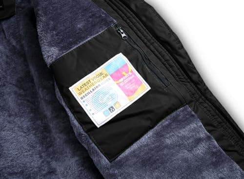 Keevoom Men's Waterproof Snow Jacket: Warm, Windproof, and Hooded for Skiing and Snowboarding