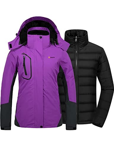 GEMYSE Women's 3-in-1 Ski Jacket