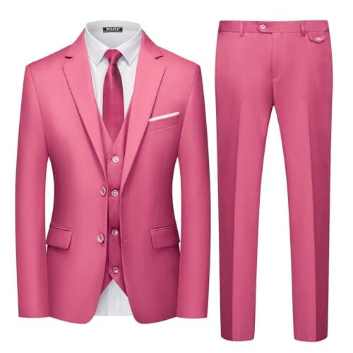 Men's 3 Piece Slim Fit Suit Set