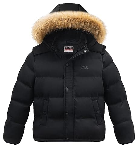 Boys' Winter Coats: Waterproof Puffer Jackets with Fleece Lining