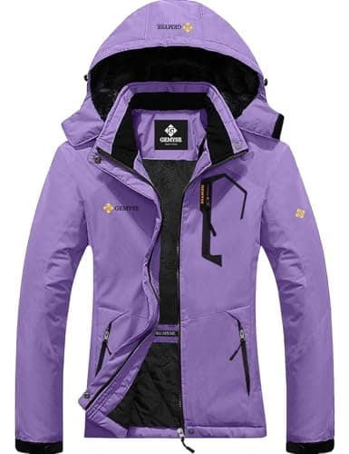 GEMYSE Women's Waterproof Winter Ski Jacket with Hood