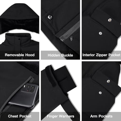 Women's Waterpoof Ski Jacket for Winter Snowboarding