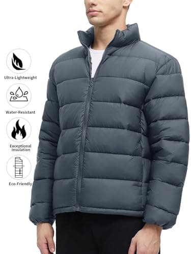 Rejork Men's 3-in-1 Waterproof Ski Warm Snow Rain Coat