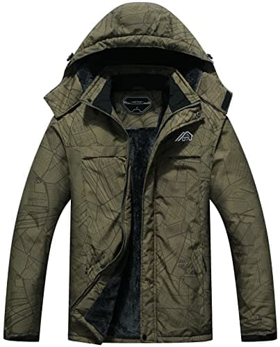 Men's Waterproof Ski Jacket for Winter Sports