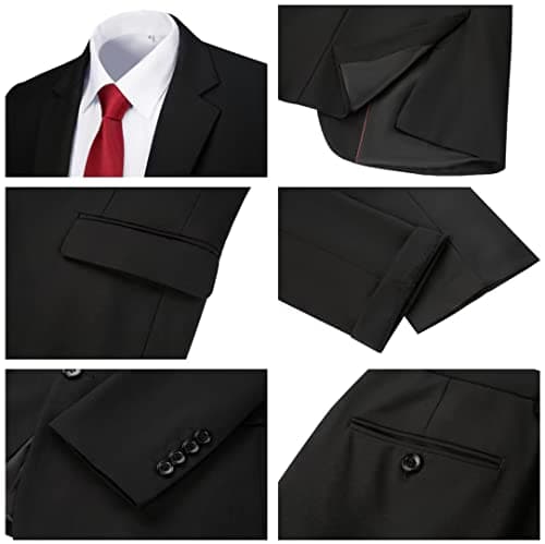 Slim Fit Men's Suits for Weddings, Prom, and Business Casual