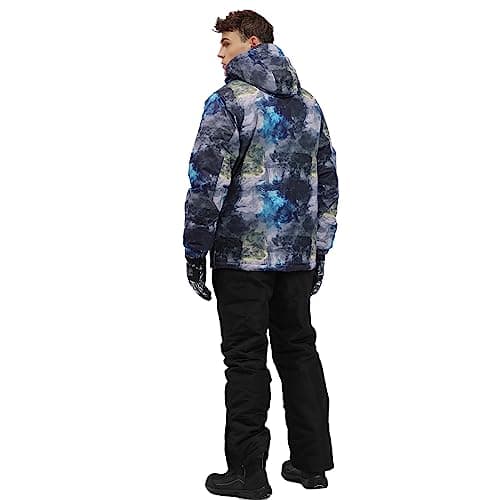 WONKA Mens Waterproof Snow Suit Ski Jacket and Pants Set