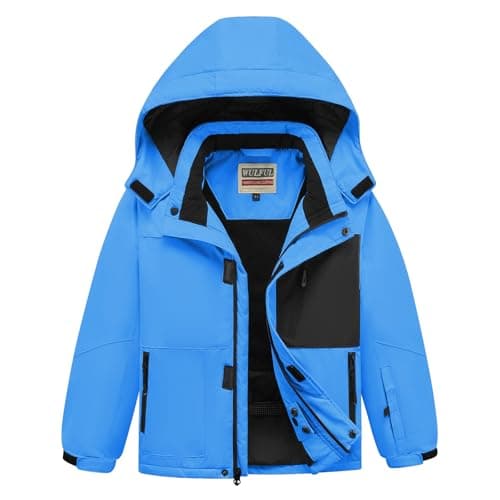 Boys' Waterproof Ski Jacket - Winter Snow Coat for Kids