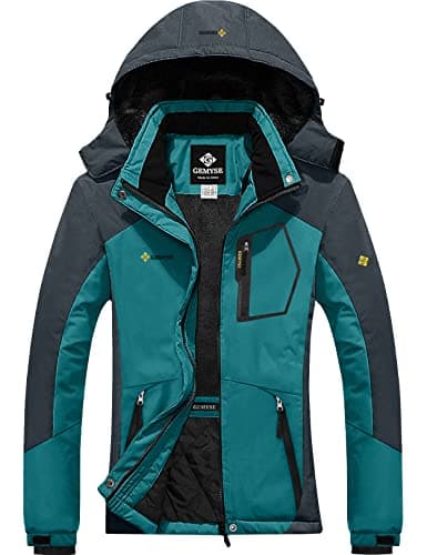 GEMYSE Women's Waterproof Ski Snow Jacket