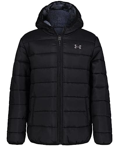 Under Armour Boys' Puffer Jacket, Water-Repellent, Zip Up