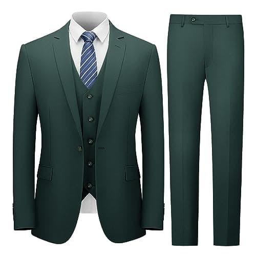 Slim Fit Men's 3-Piece Suit Set