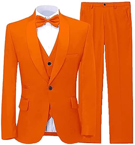 Elegant Men's Slim Fit 3-Piece Suit with Blazer and Pants Set