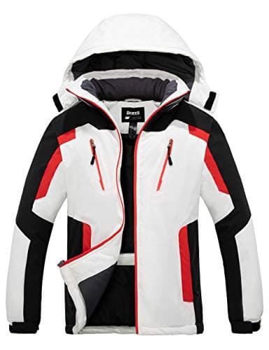Skieer Men's Waterproof Winter Ski & Snowboarding Jacket Windproof Warm Raincoat