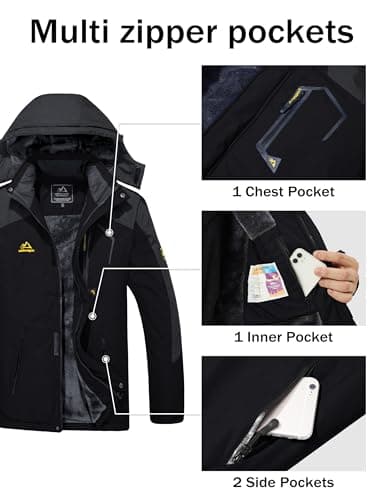 Men's Winter Parka Raincoat