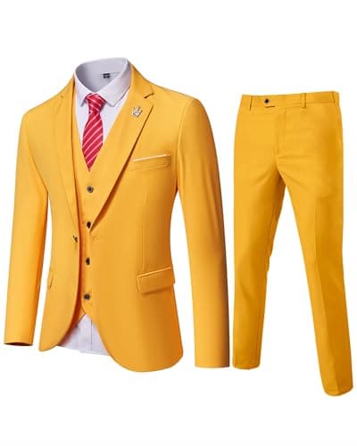 Slim Fit Suit Set for Men