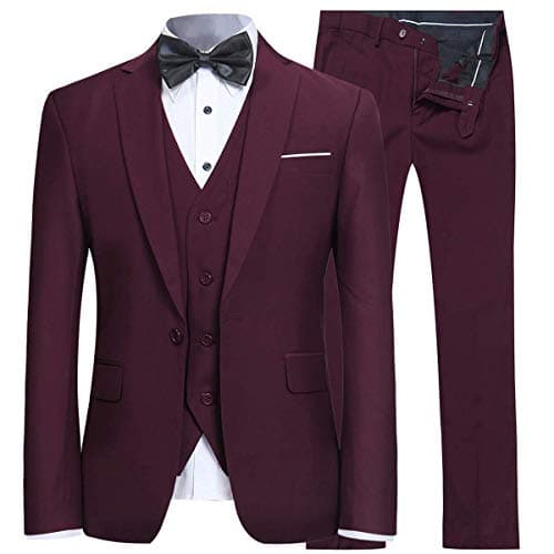 Men's Slim Fit 3-Piece Suit