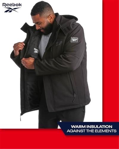 Men's Reebok System Ski Softshell Jacket with Removable Puffer Coat