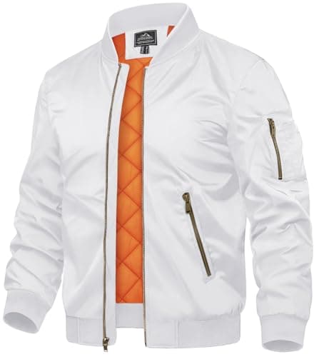 Refined Title: TACVASEN Men's Bomber Jackets - Warm Windbreaker Coats