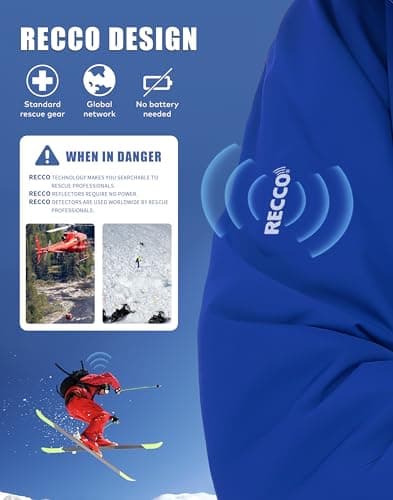 Pioneer Camp Men's Waterproof Insulated Snowboard Jacket Cold Weather WinterSnow Coat