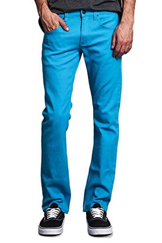 Slim Fit Colored Jeans for Men