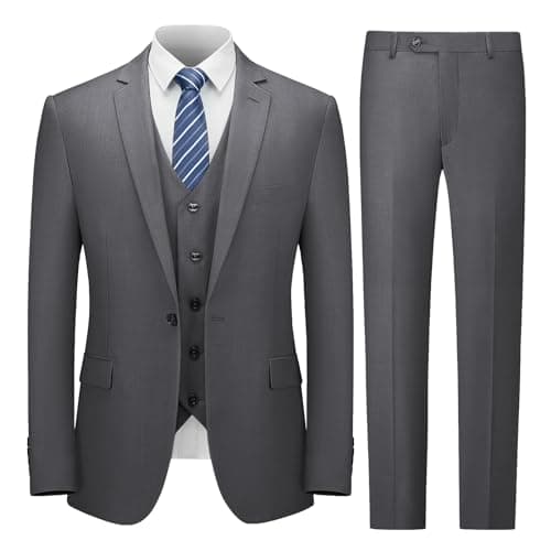 Slim Fit Men's 3-Piece Suit Set