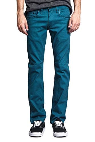 Slim Fit Colored Jeans for Men
