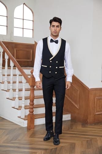 Slim Fit Men's Tuxedo 3-Piece Suit for Wedding & Prom TUXBURNTXZ