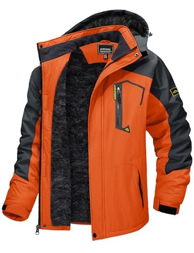 TACVASEN Men's Winter Insulated Snowboard Jacket with Hood