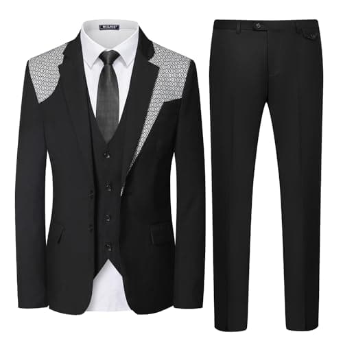 Men's 3 Piece Slim Fit Suit Set