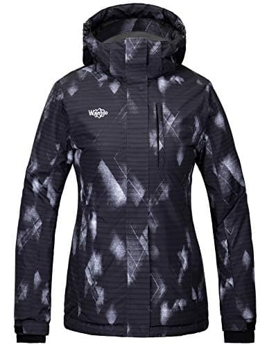 wantdo Women's Waterproof Ski Jacket Windproof Warm Winter Snow Coat