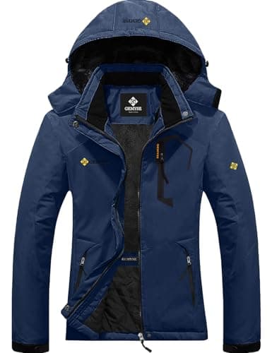 GEMYSE Women's Waterproof Winter Ski Jacket with Hood