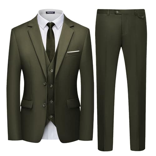 Men's 3 Piece Slim Fit Suit Set