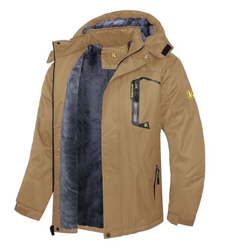 Keevoom Men's Waterproof Snowboarding Jacket Winter Warm Snow Coat