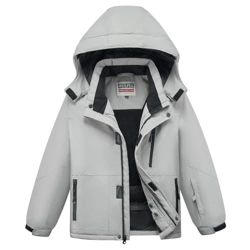 Boys' Waterproof Ski Jacket - Winter Snow Coat for Kids