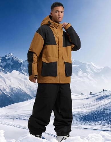 IMPHUT Mens Snowboard Jacket & Womens Ski Outerwear with Hood Winter Insulated