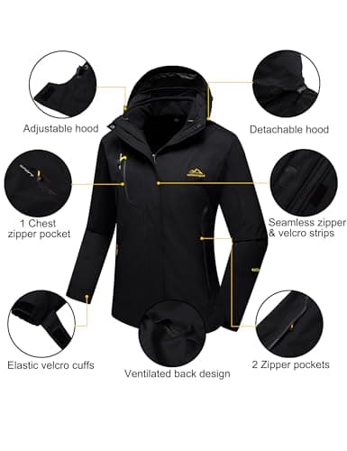 Women's 3-in-1 Winter Ski Jacket