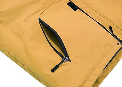 Spmor Men's Waterproof Hooded Ski Jacket Winter Snowboard Coat