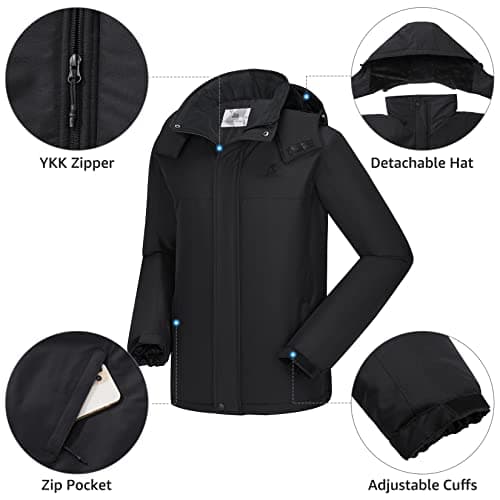 GOLDEN CAMEL Men's Waterproof Ski Jacket