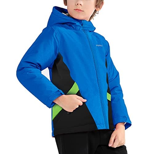 YingjieBoy Kids Waterproof Snowboarding Jacket, Warm Fleece Lined