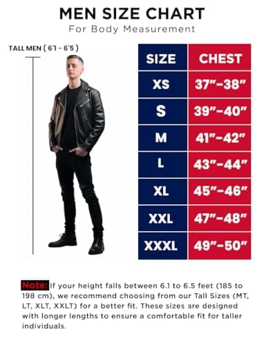 Cafe Racer Leather Jacket Men - Real Lambskin Natural Grain Motorcycle Jacket