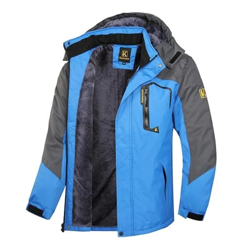 Keevoom Men's Waterproof Snowboarding Jacket Winter Warm Snow Coat