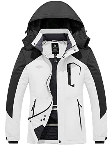 wantdo Women's Waterproof Winter Ski Jacket Mountain Rain Coat