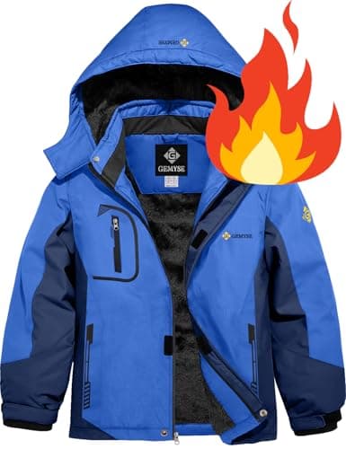 Waterproof Winter Ski Jacket for Boys